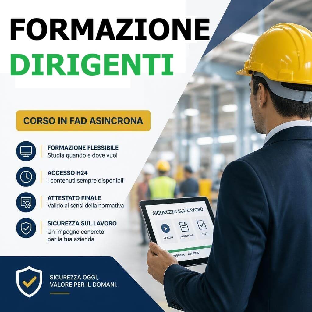 FORMAZIONE DIRIGENTI, FAD ASINCRONA - 12 ORE