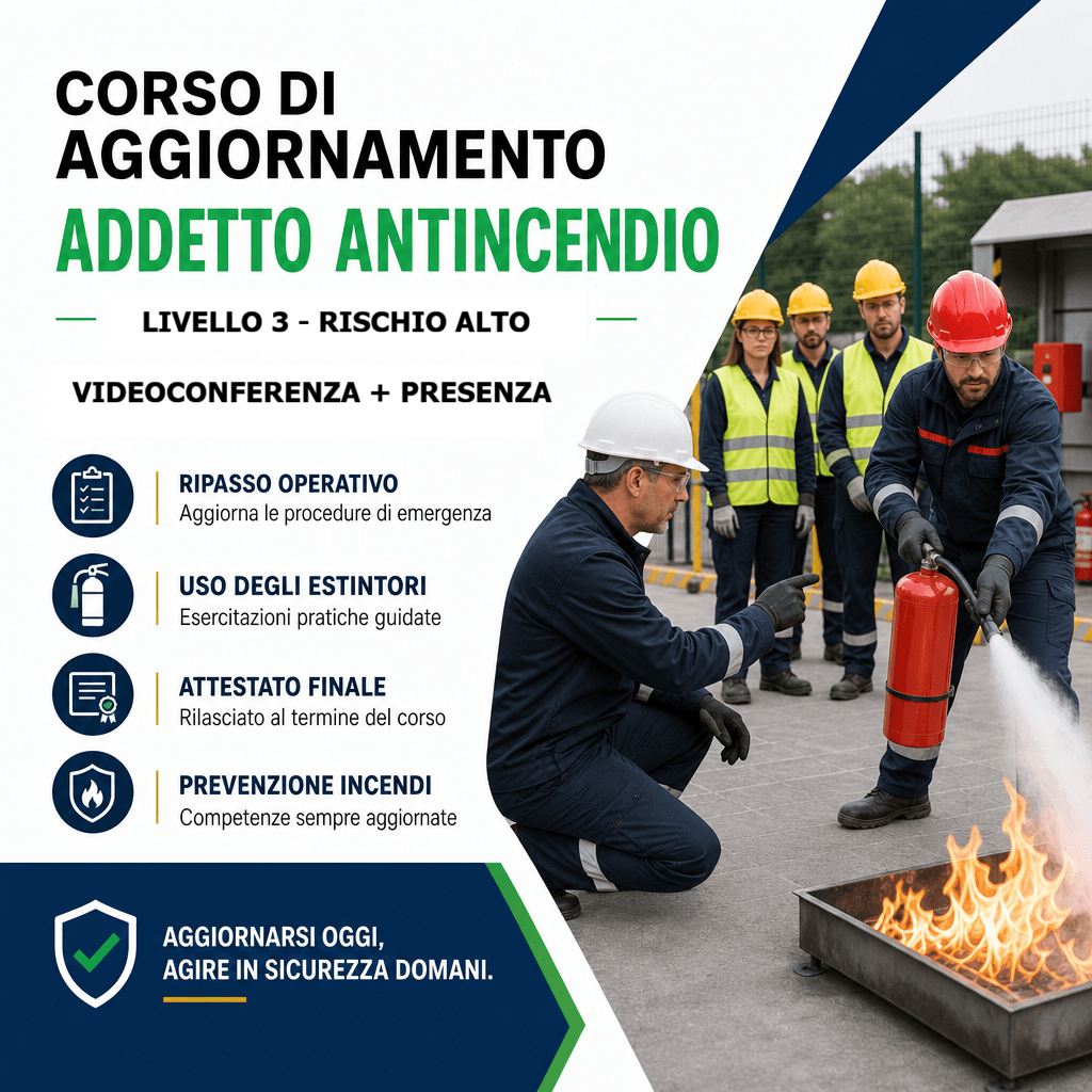 AGGIORNAMENTO ANTINCENDIO LIVELLO3