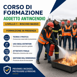 FORMAZIONE ANTINCENDIO LIVELLO1